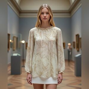Vintage Jean Paul Gaultier Fuzzi Sheer Blouse